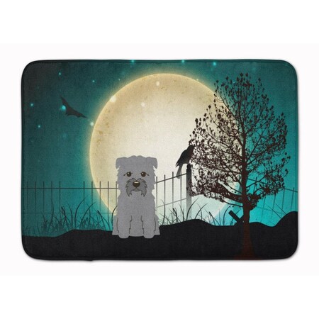 Carolines Treasures Halloween Scary Glen of Imal Grey Machine Washable Memory Foam Mat BB2249RUG